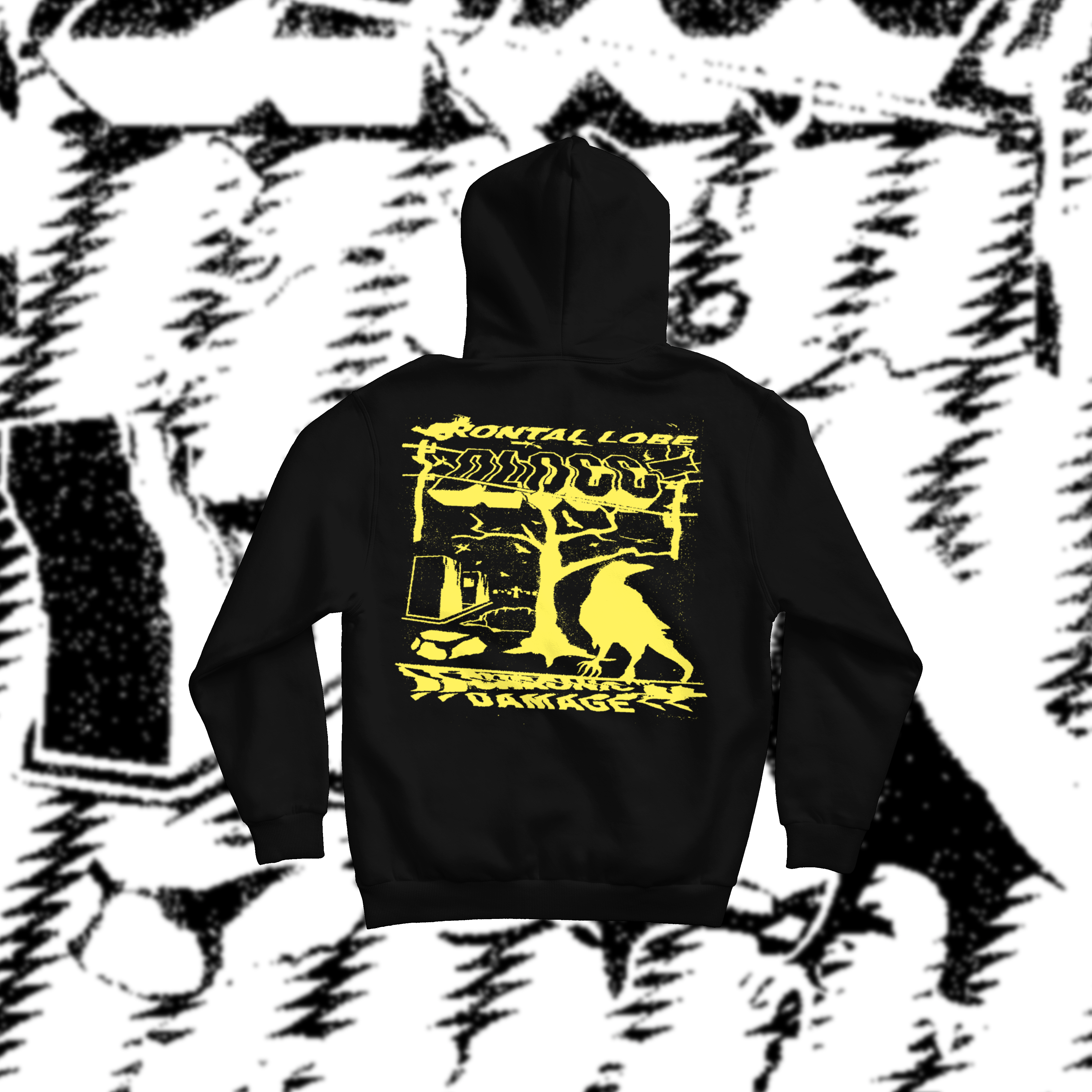 BLACK F-L-C-D HOODIE – wrrrah