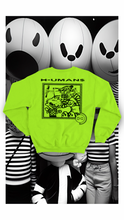 Load image into Gallery viewer, light green crewneck HUMAN-$
